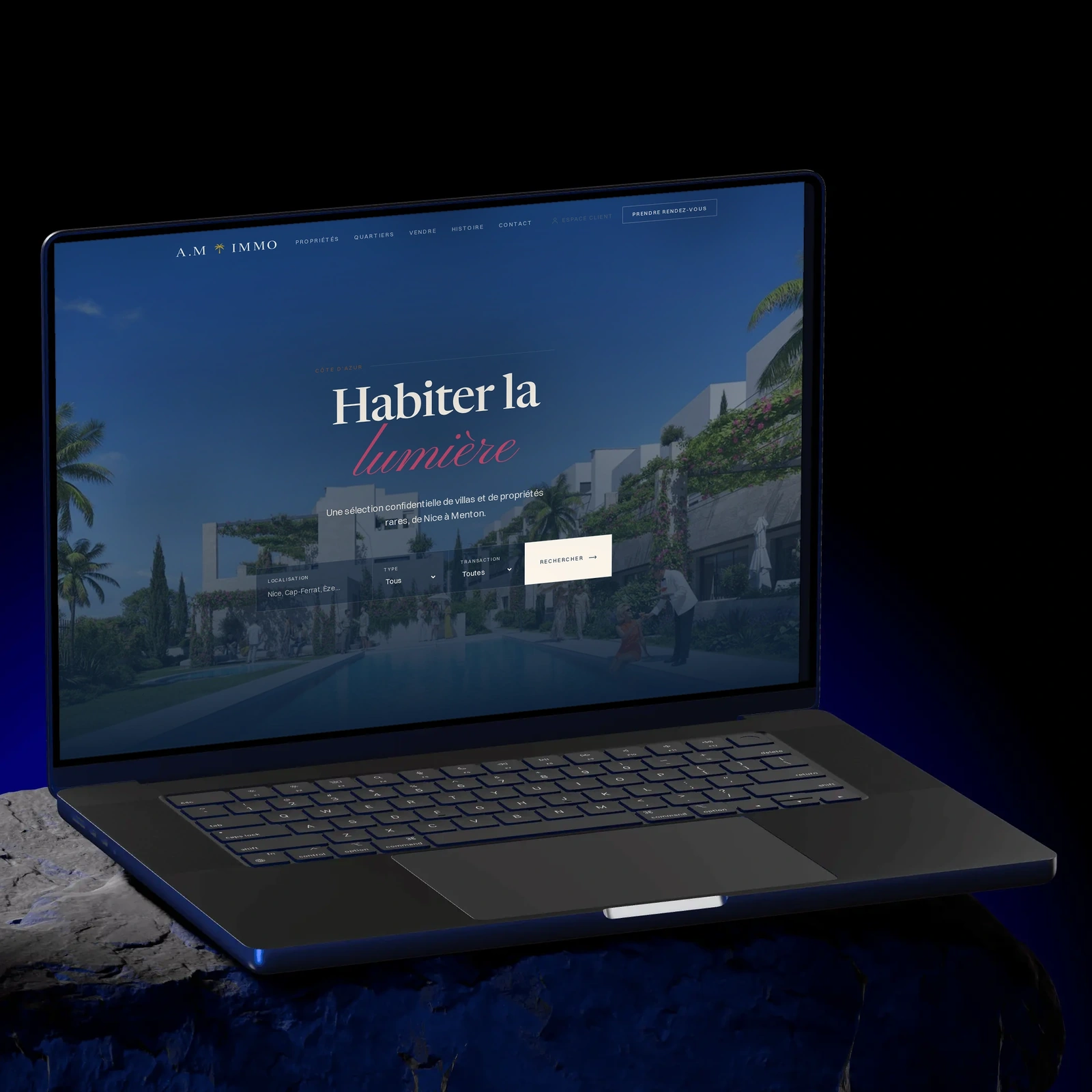 A.M Immo — site créé par AMWebDesigner