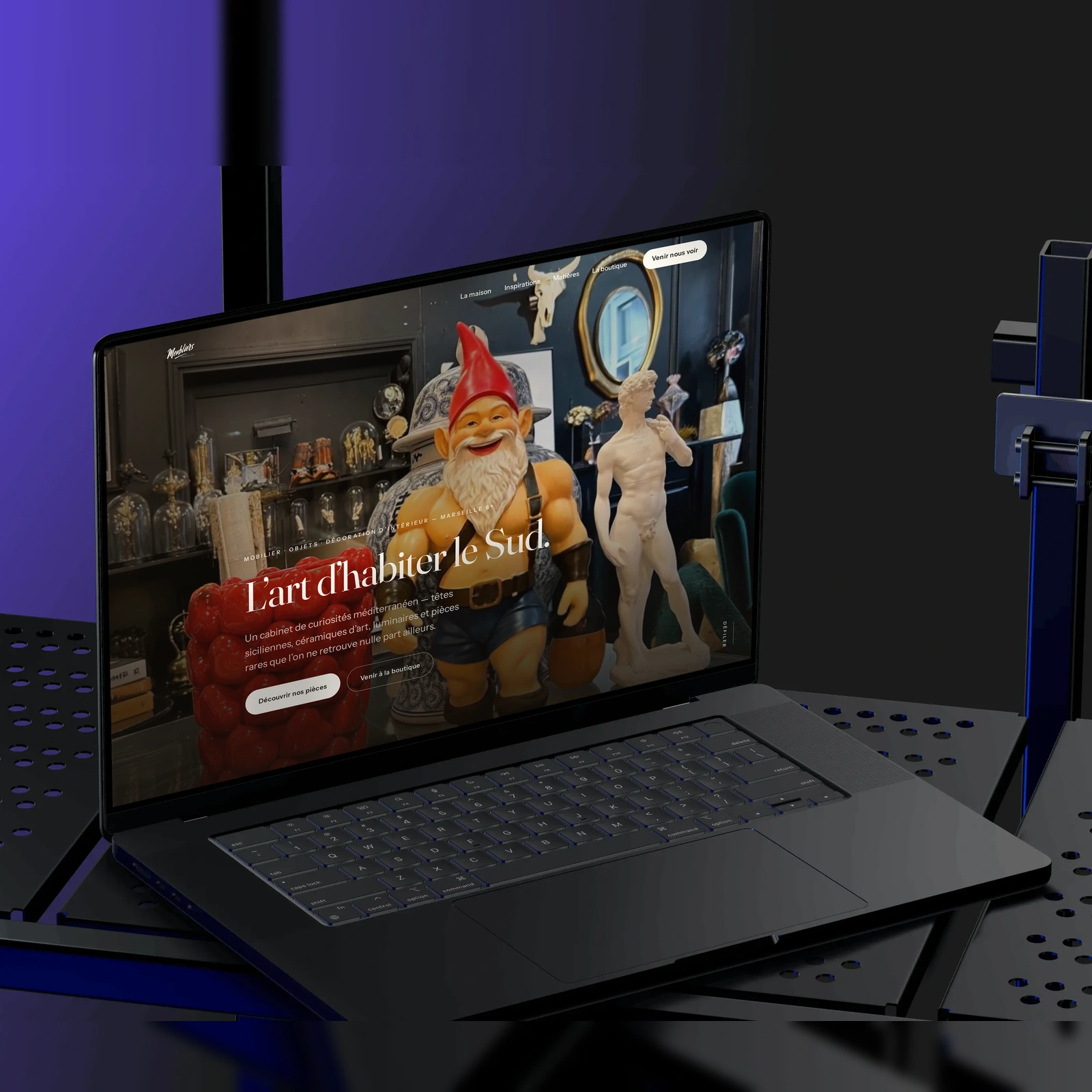 Meubliers Marseille — site créé par AMWebDesigner